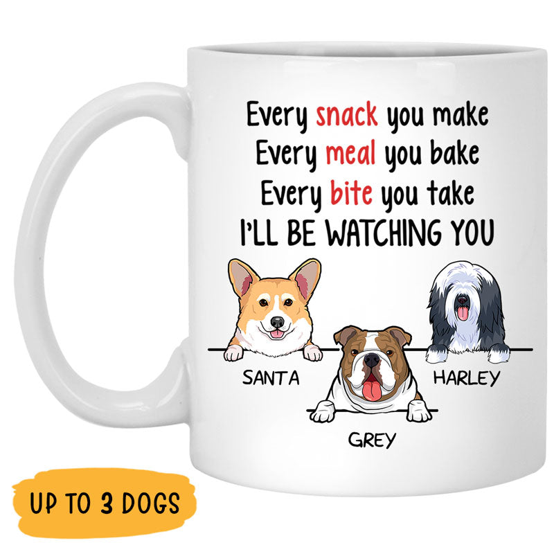 Watching You, Funny Personalized Mug for Dog Lovers