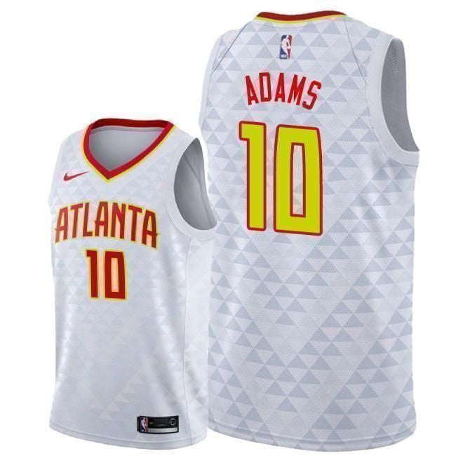 Atlanta Hawks #10 Jaylen Adams Association White Swingman Jersey