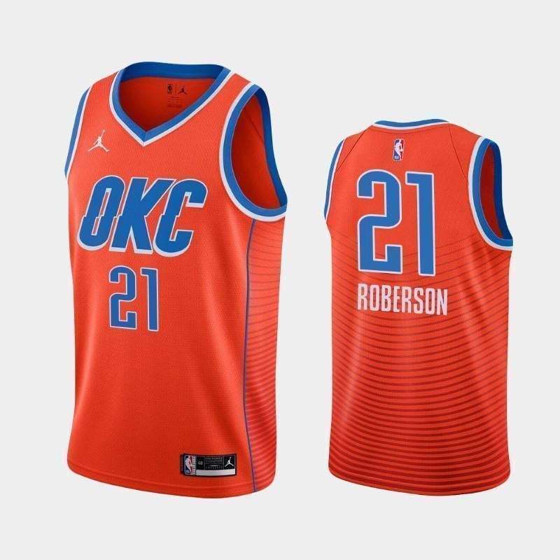 Andre Roberson Oklahoma City Thunder 2020-21 Statement Orange Swingman Jersey