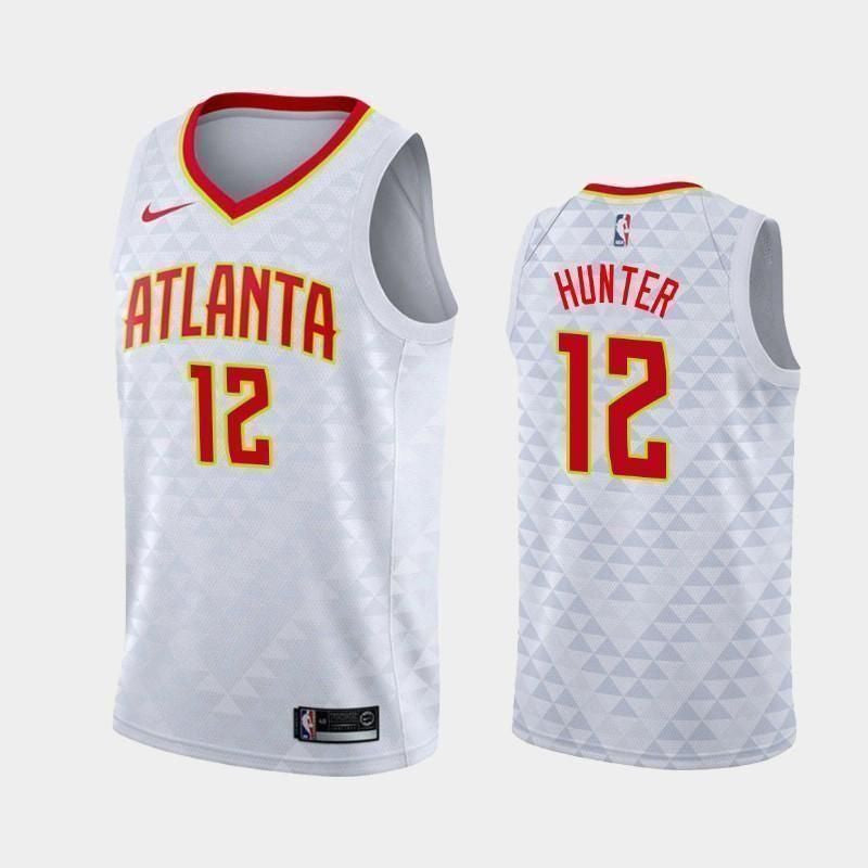 Atlanta Hawks #12 De'andre Hunter Association White Swingman Jersey