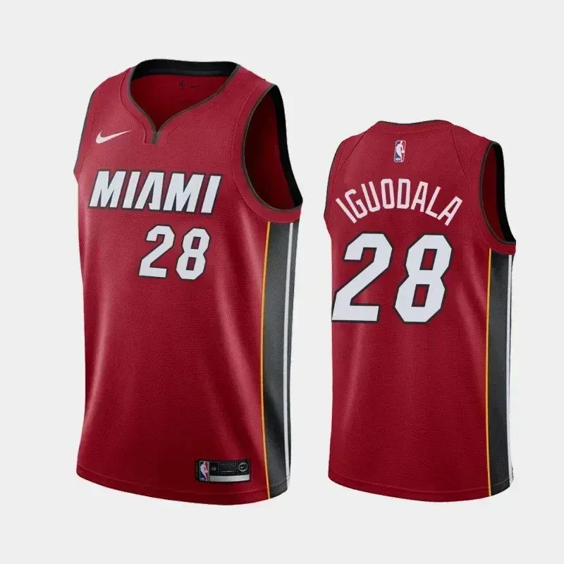 Andre Iguodala Miami Heat Statement Red Swingman Jersey