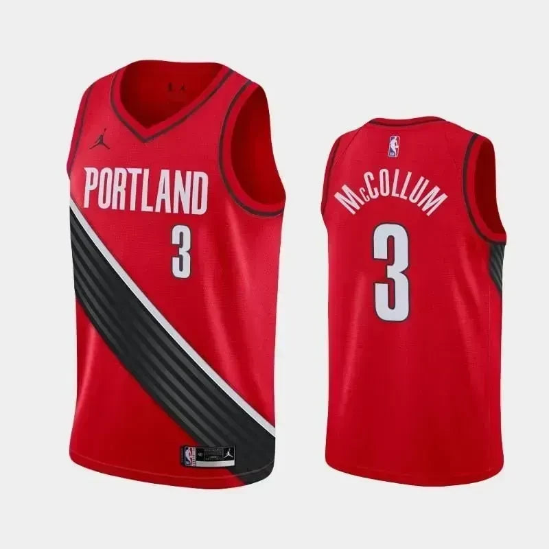 C.J. McCollum Portland Trail Blazers 2020-21 Statement Red Swingman Jersey