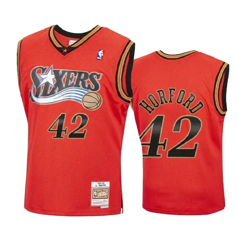 Al Horford Philadelphia 76ers Reload Hardwood Classics Red Swingman Jersey