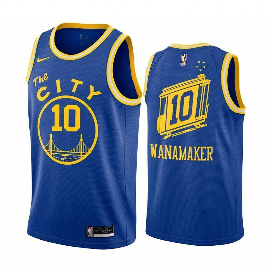 Bradley Wanamaker Golden State Warriors 2020-21 Classic Royal Swingman Jersey