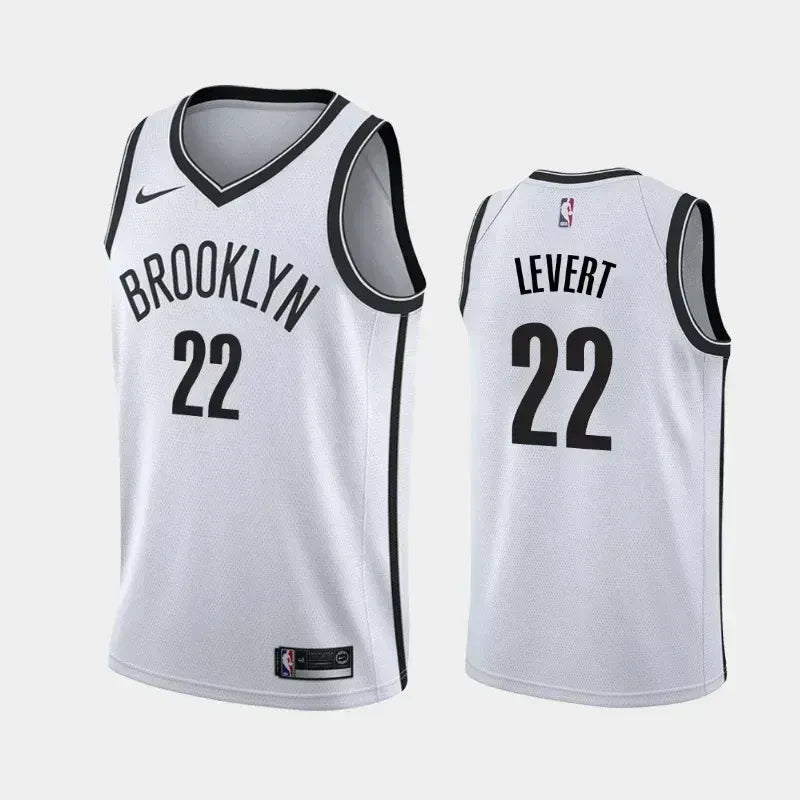 Caris LeVert Brooklyn Nets Association White Swingman Jersey