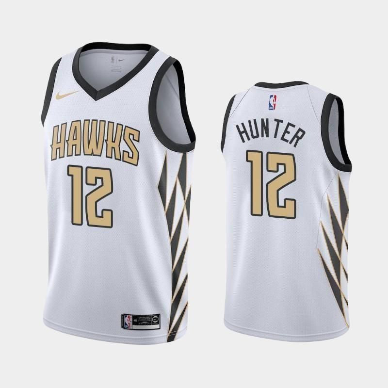Atlanta Hawks #12 De'andre Hunter City White Swingman Jersey