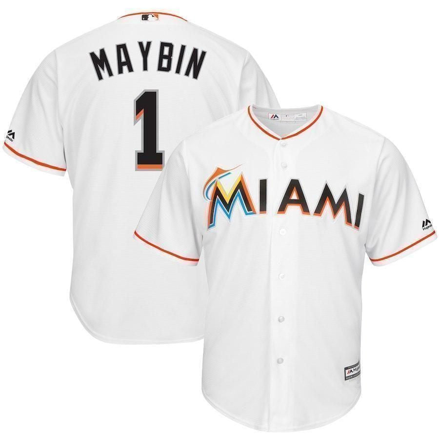 Cameron Maybin Miami Marlins Baseball Player Jersey