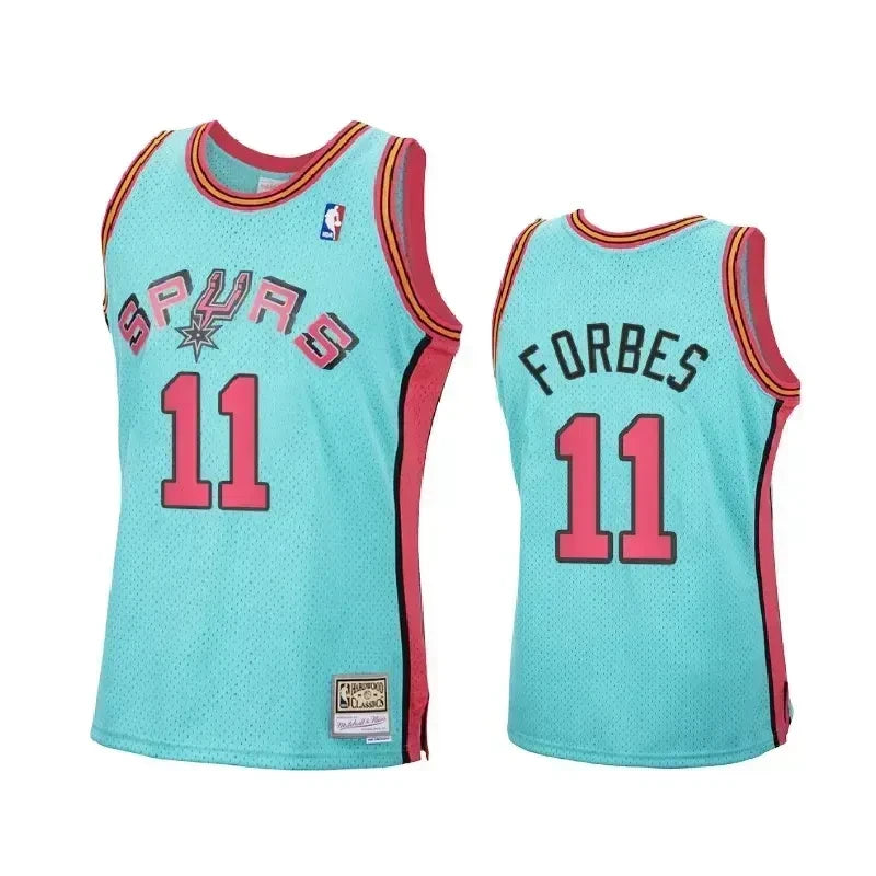 Bryn Forbes San Antonio Spurs Reload Hardwood Classics Blue Swingman Jersey
