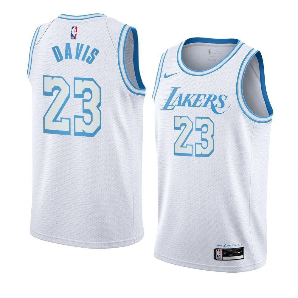 Anthony Davis Los Angeles Lakers 2020-21 City White Swingman Jersey