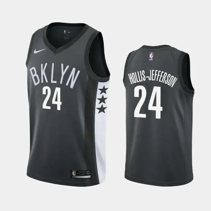 Brooklyn Nets #24 Rondae Hollis-Jefferson Statement Black Swingman Jersey