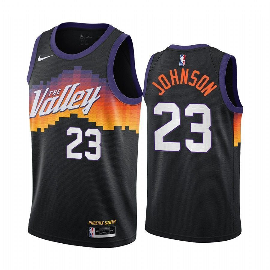 Cameron Johnson Phoenix Suns 2020-21 City Black Swingman Jersey