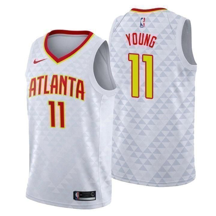 Atlanta Hawks Trae Young White Swingman Jersey