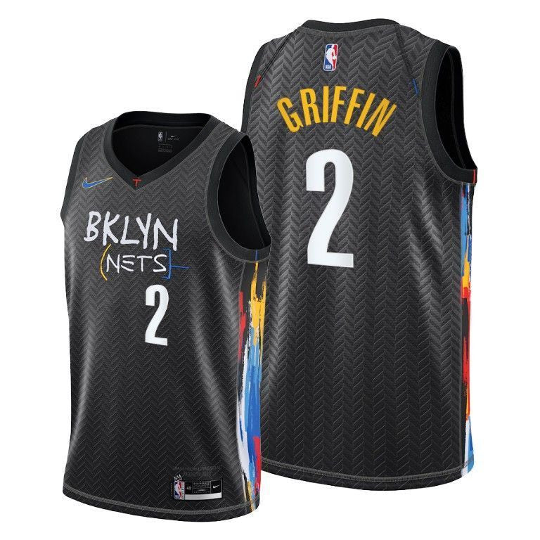 Blake Griffin Brooklyn Nets 2020-21 City Black Swingman Jersey