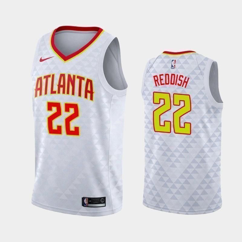 Atlanta Hawks #22 Cam Reddish Association White Swingman Jersey