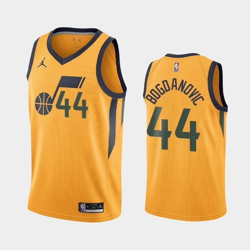 Bojan Bogdanovic Utah Jazz 2020-21 Statement Gold Swingman Jersey