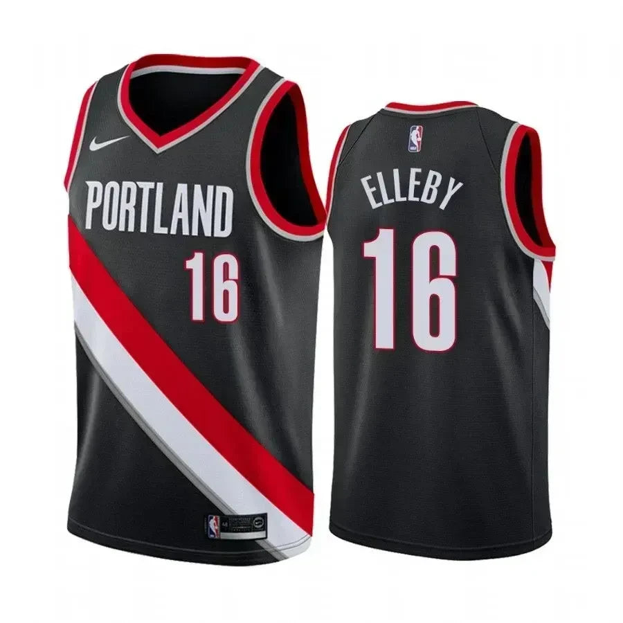 C.J. Elleby Portland Trail Blazers 2020-21 Icon Black Swingman Jersey