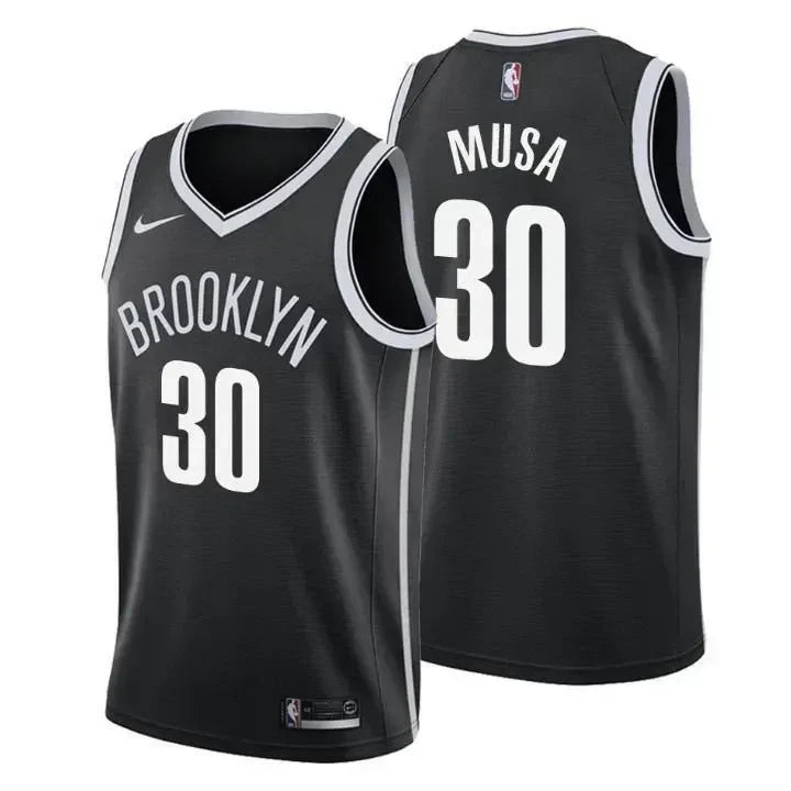 Brooklyn Nets Dzanan Musa Icon Edition Black Swingman Jersey