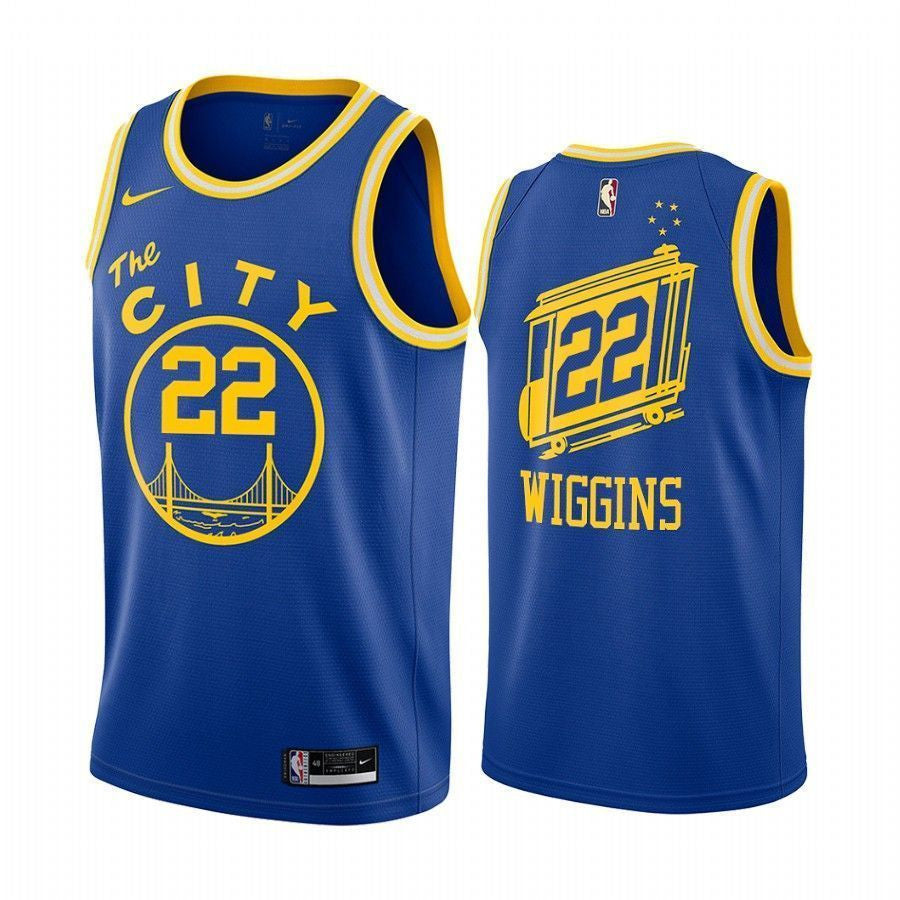 Andrew Wiggins Golden State Warriors 2020-21 Classic Royal Swingman Jersey