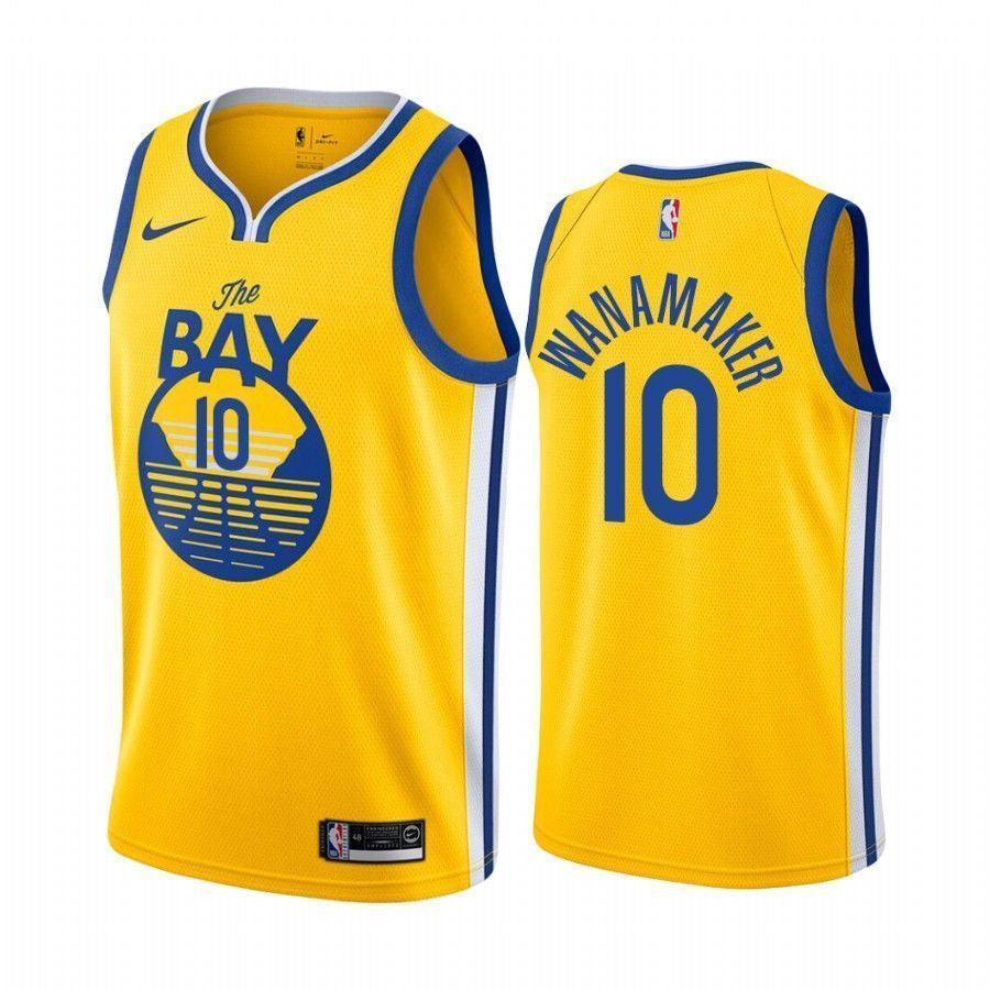 Bradley Wanamaker Golden State Warriors 2020-21 Statement Gold Swingman Jersey