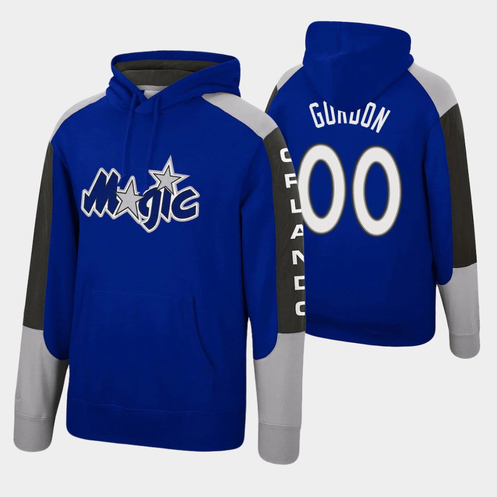 Aaron Gordon Orlando Magic Hardwood Classic Fusion Fleece Pullover Hoodie