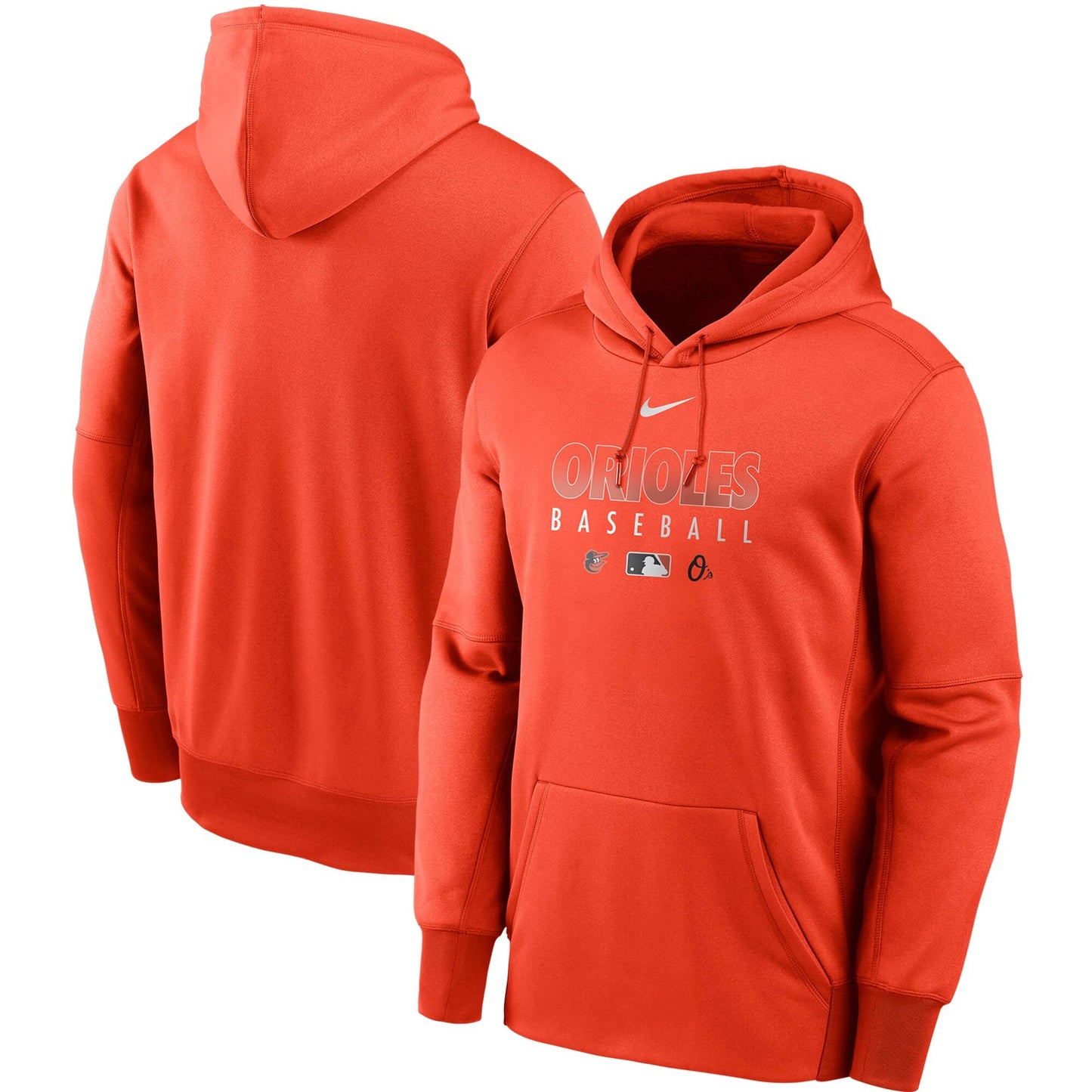 Baltimore Orioles Orange Collection Therma Performance Pullover Hoodie