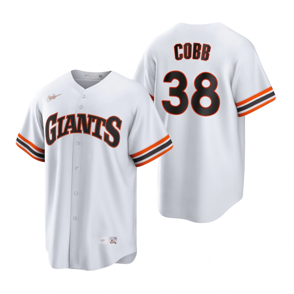 Alex Cobb San Francisco Giants Cooperstown Home White Baseball Player Jersey