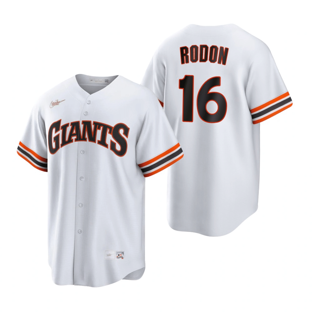 Carlos Rodon San Francisco Giants Cooperstown Home White Baseball Player Jersey