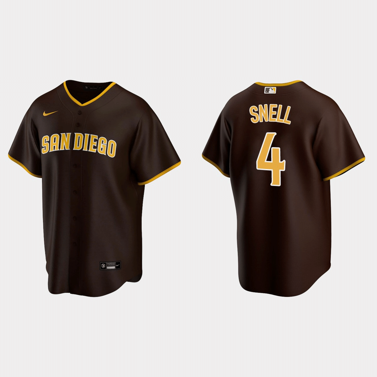 Blake Snell San Diego Padres Road Brown Baseball Player Jersey