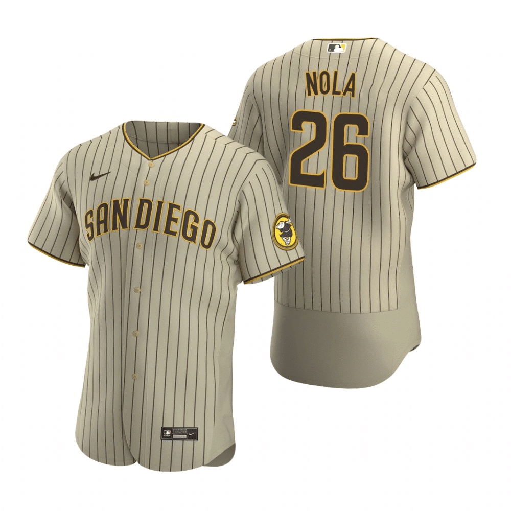 Austin Nola San Diego Padres Alternate Tan Baseball Player Jersey