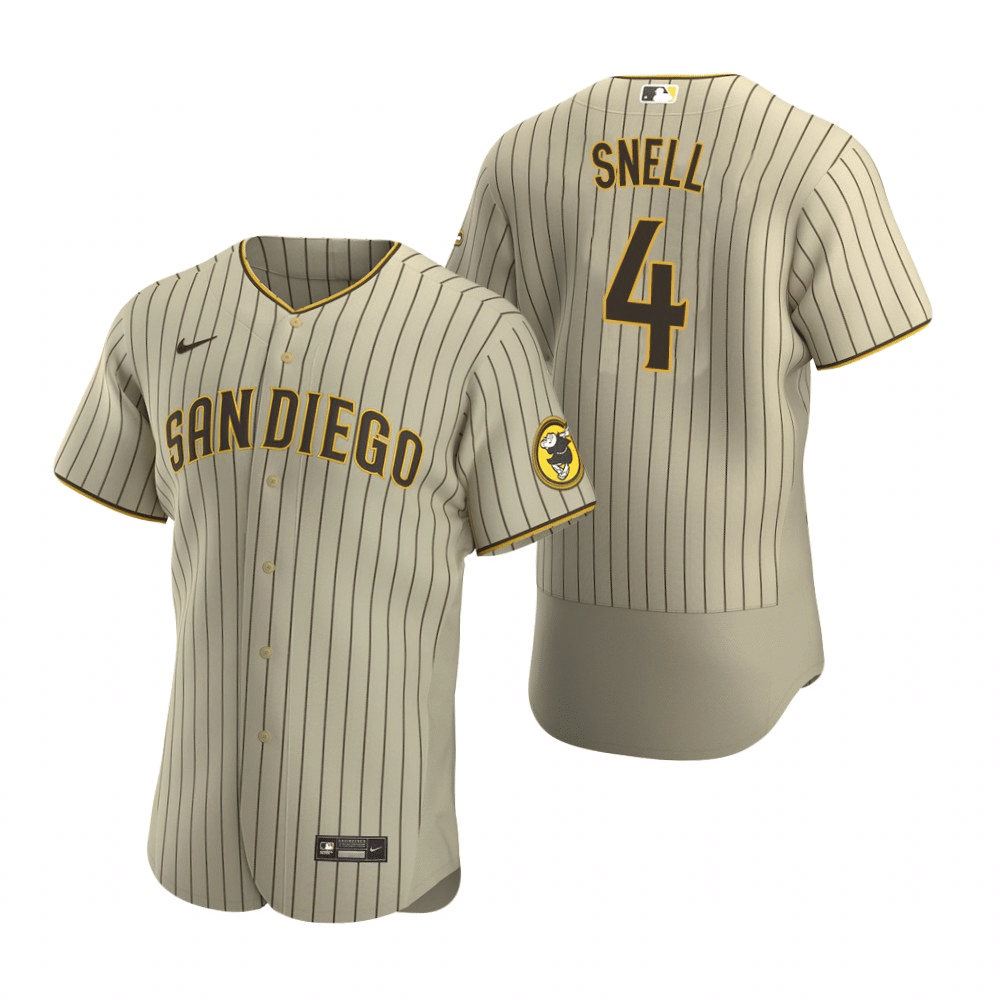 Blake Snell San Diego Padres Alternate Tan Baseball Player Jersey