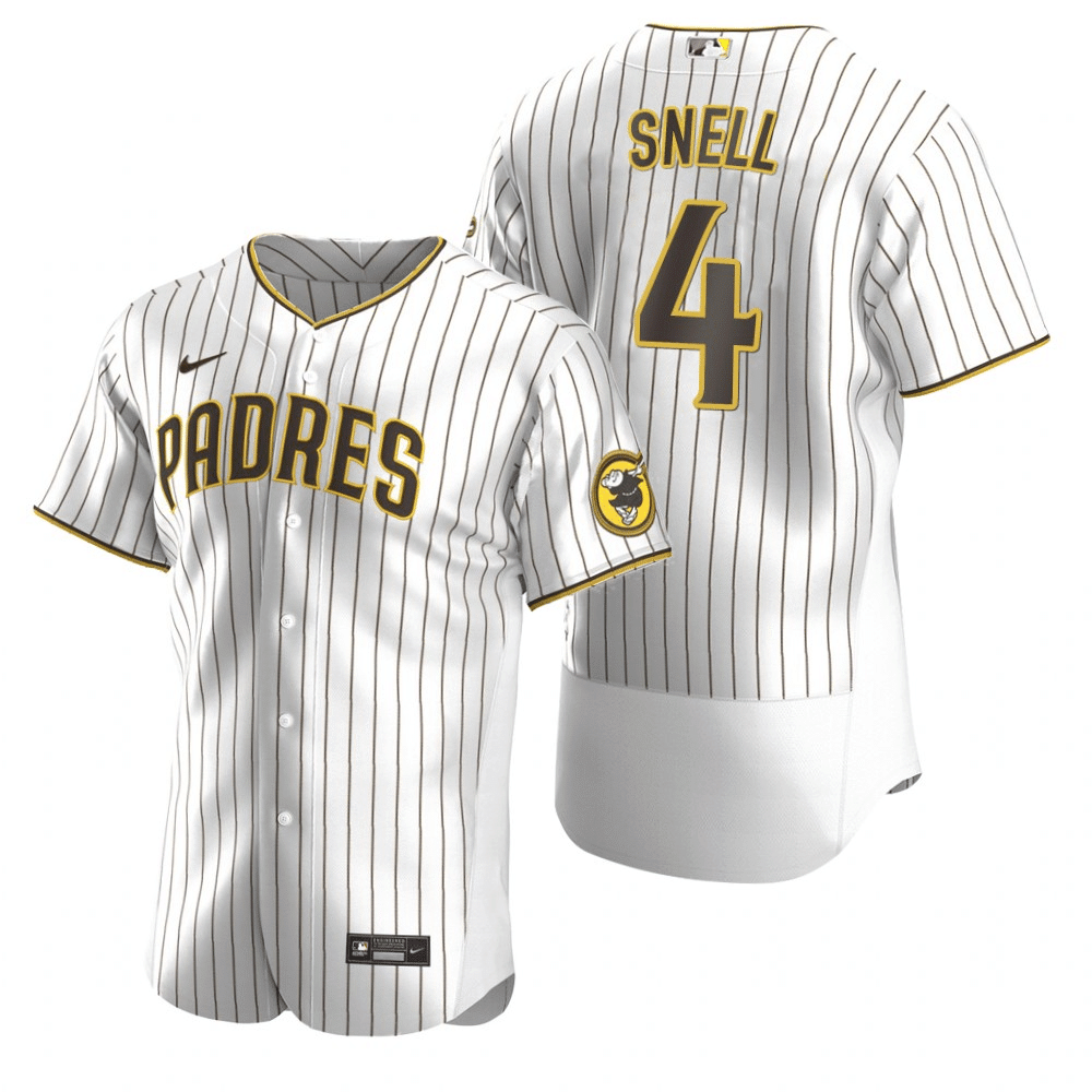 Blake Snell San Diego Padres Home White Baseball Player Jersey