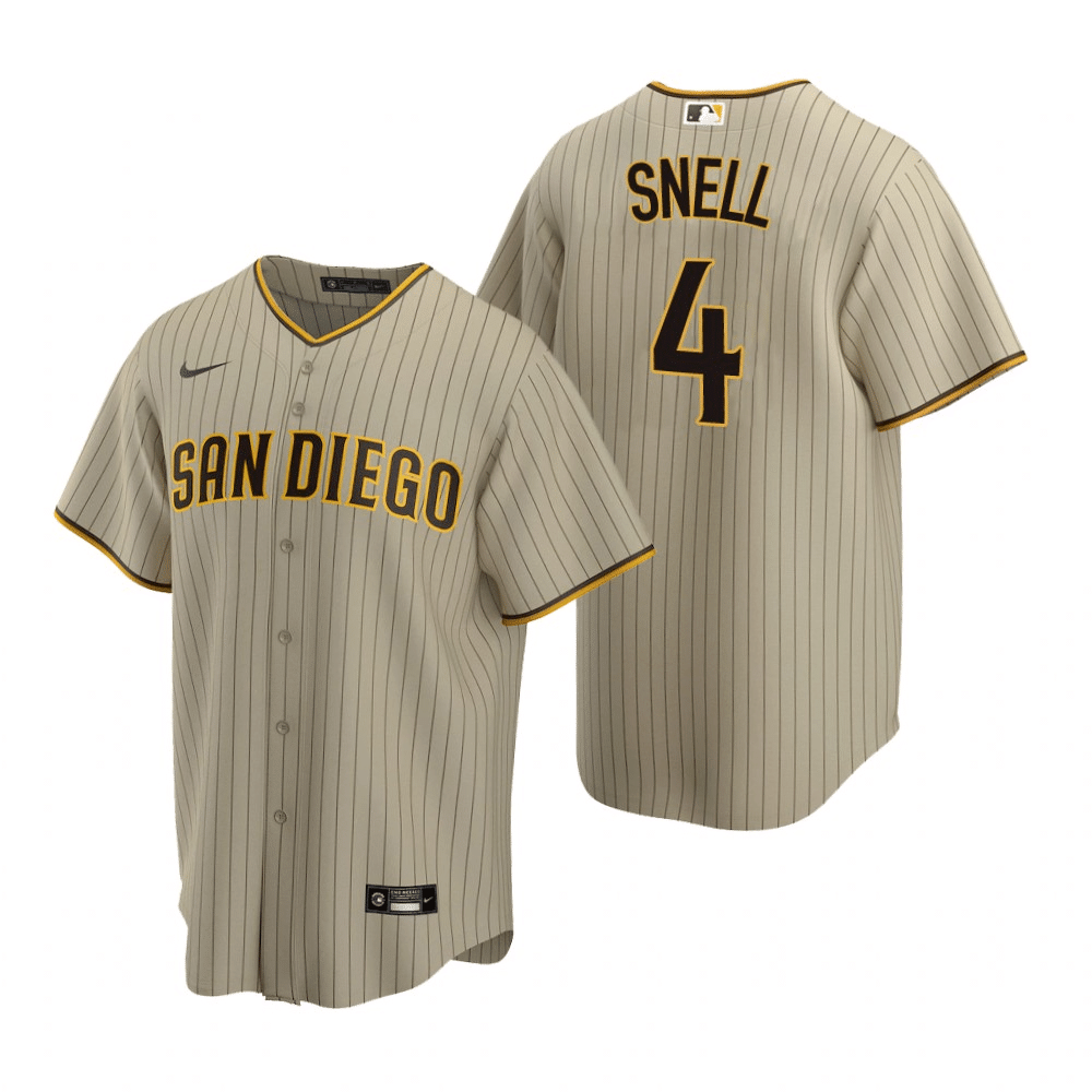 Blake Snell San Diego Padres Alternate Tan Baseball Player Jersey