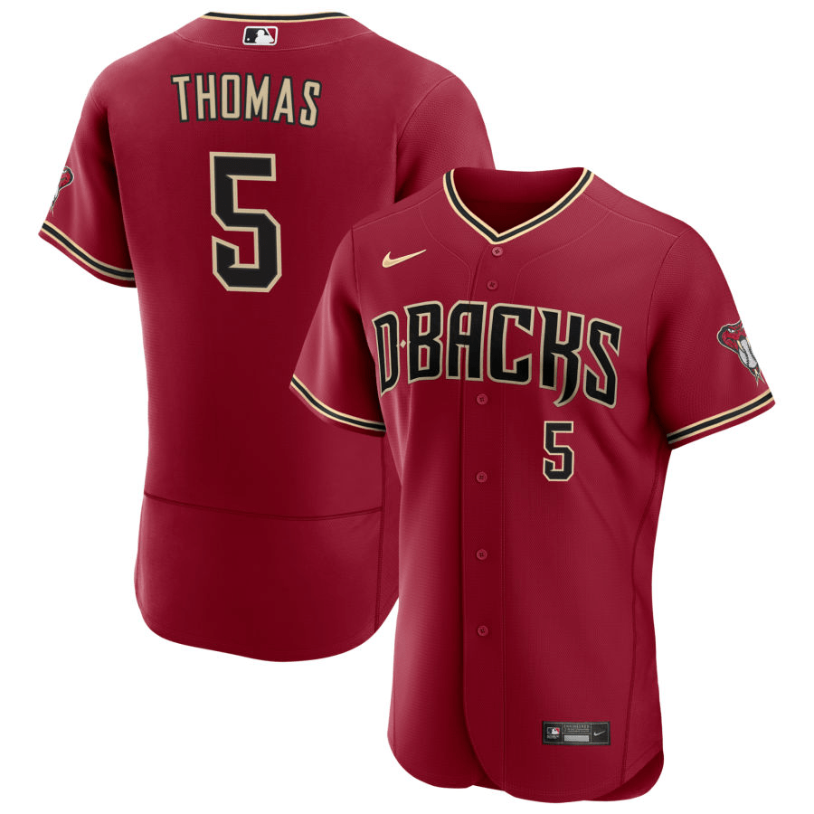 Alek Thomas Arizona Diamondbacks Alternate Crimson Baseball Player Jersey