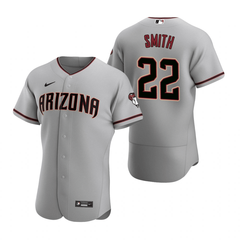 Caleb Smith Arizona Diamondbacks Road Gray Baseball Player Jersey
