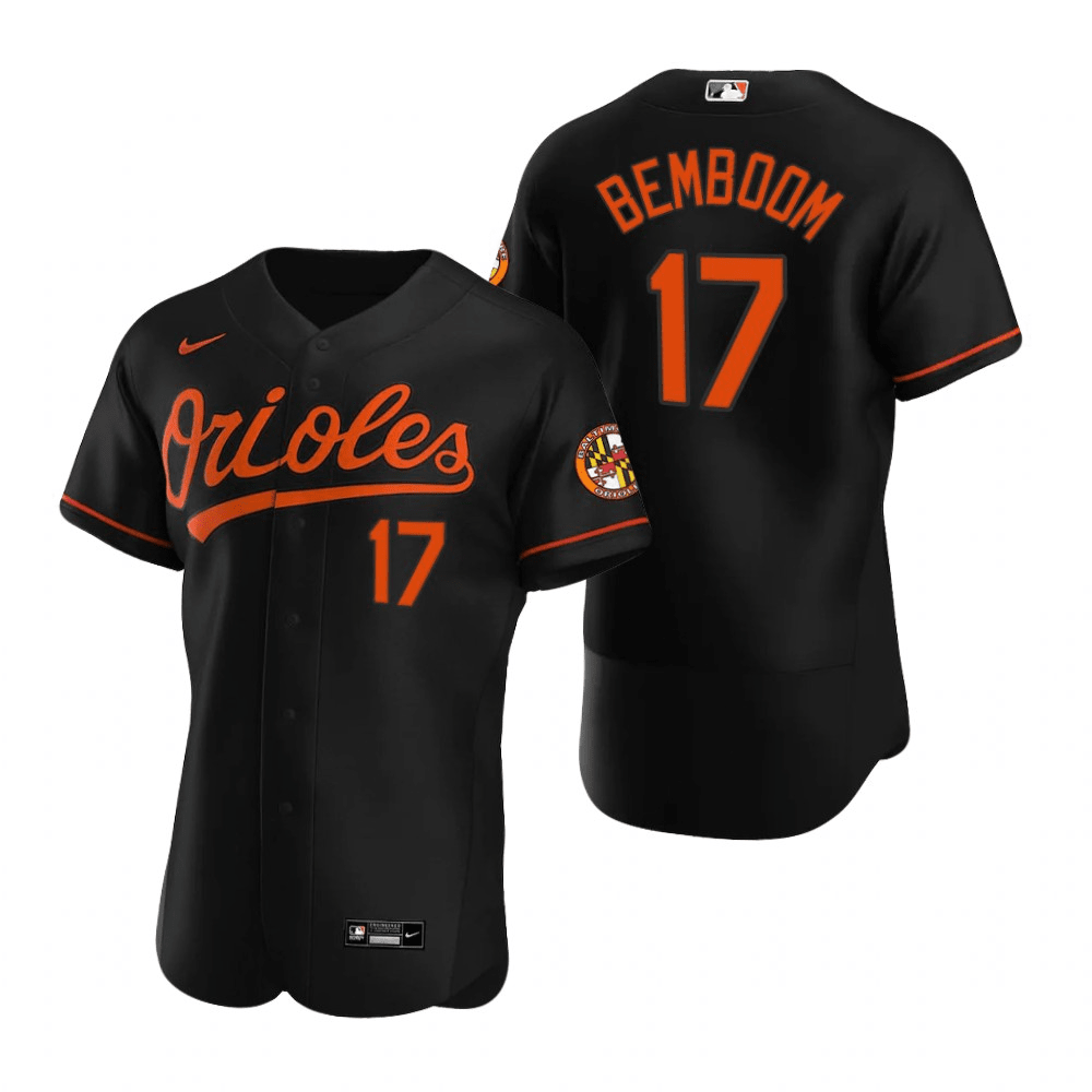 Anthony Bemboom Baltimore Orioles Alternate Black Baseball Player Jersey