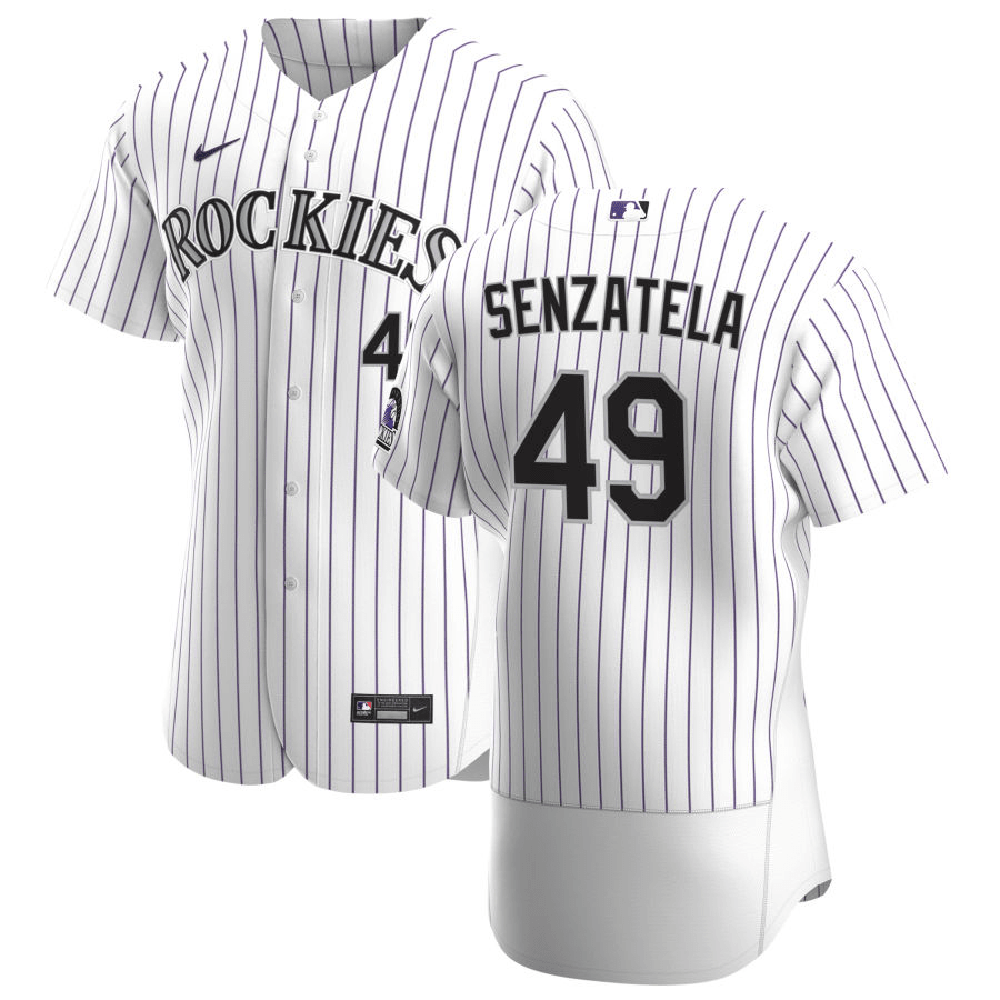 Antonio Senzatela Colorado Rockies Home White Baseball Player Jersey