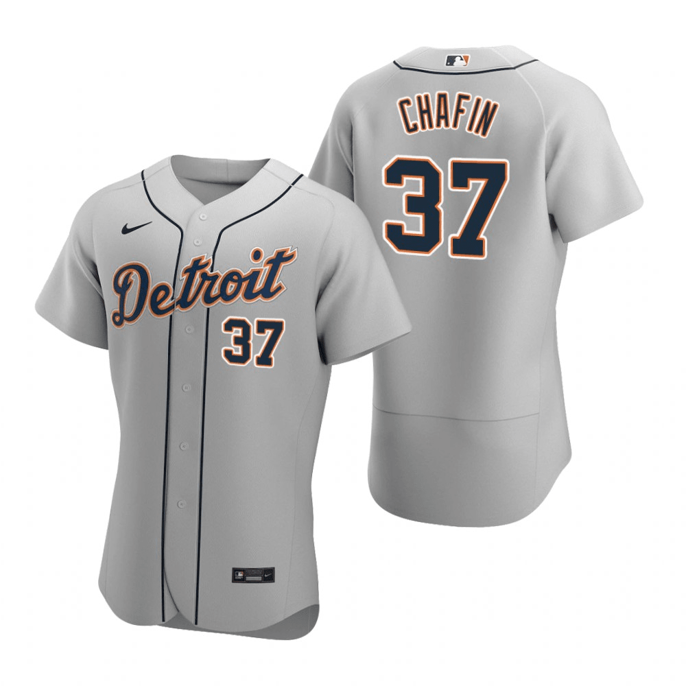 Andrew Chafin Detroit Tigers Road Gray Baseball Player Jersey