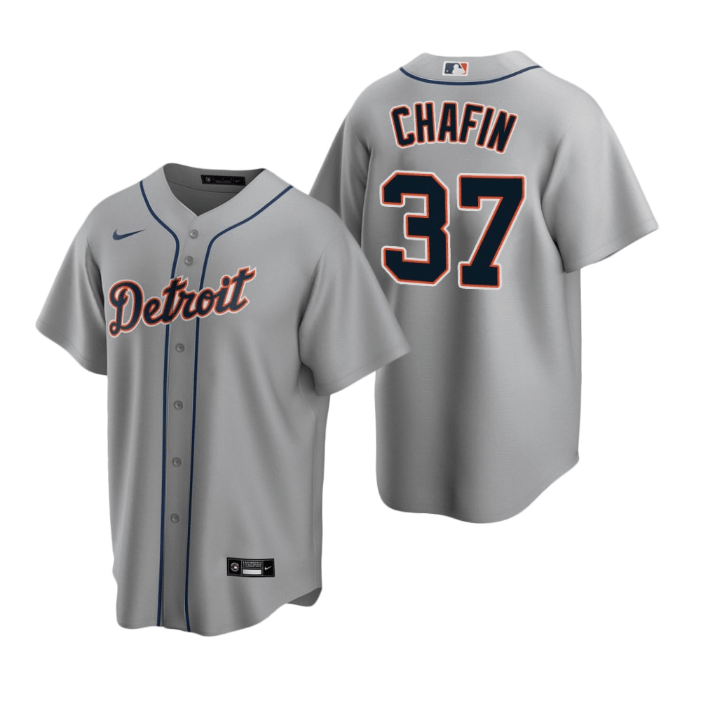 Andrew Chafin Detroit Tigers Road Gray Baseball Player Jersey