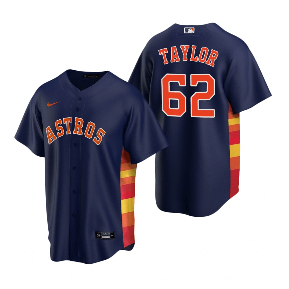 Blake Taylor Houston Astros Alternate Navy Baseball Player Jersey