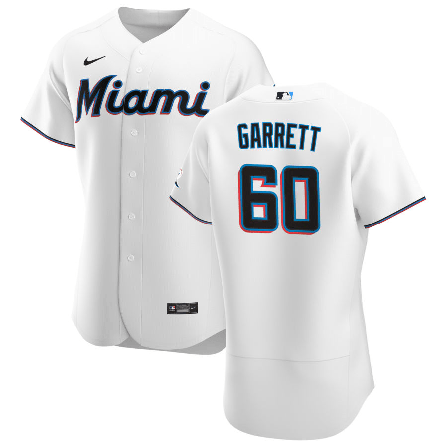 Braxton Garrett Miami Marlins Home White Baseball Player Jersey