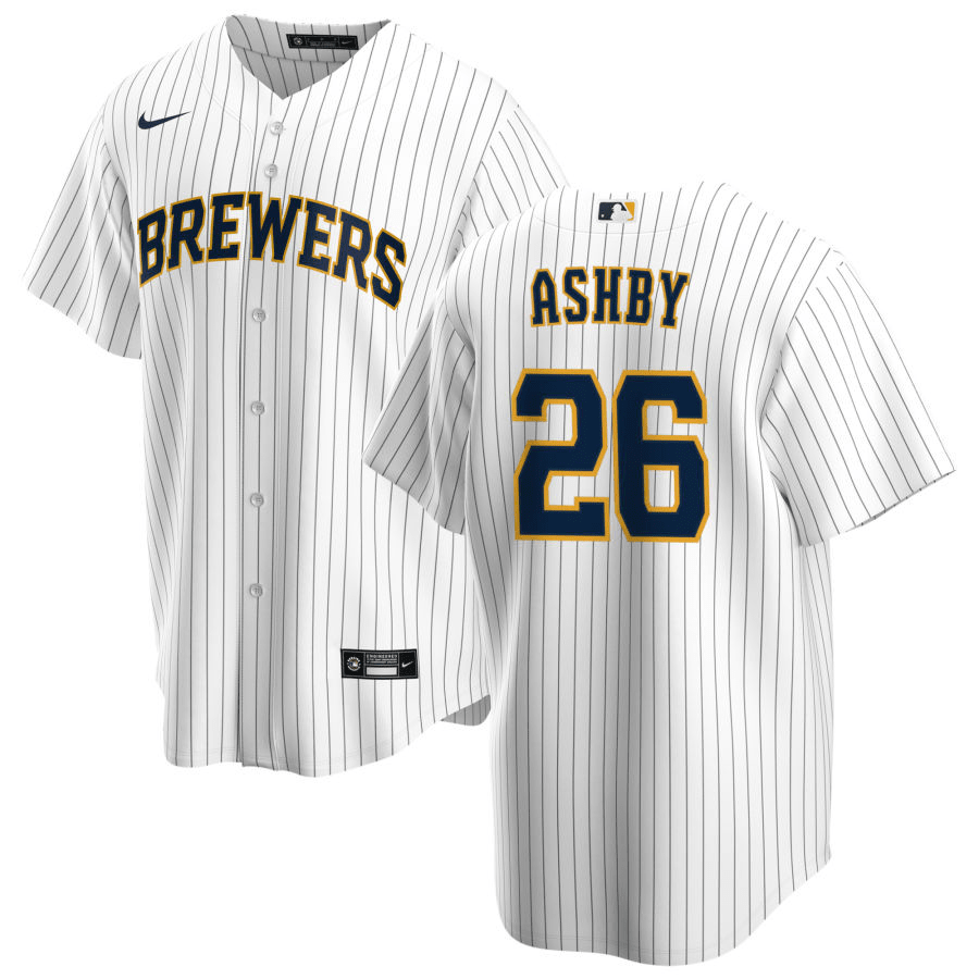 Aaron Ashby Milwaukee Brewers Alternate White Baseball Player Jersey