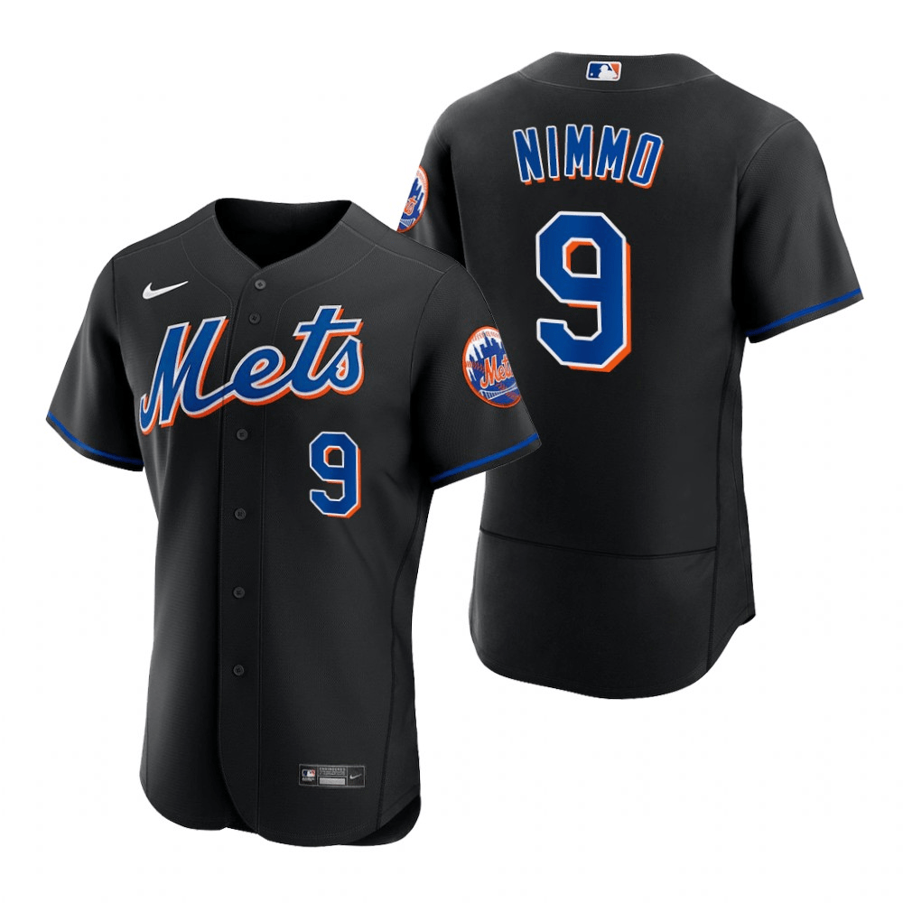 Brandon Nimmo New York Mets Alternate Black Baseball Player Jersey