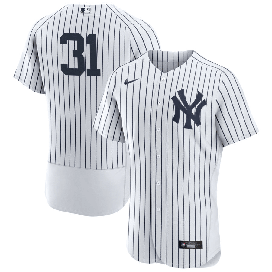 Aaron Hicks New York Yankees Home White Baseball Player Jersey