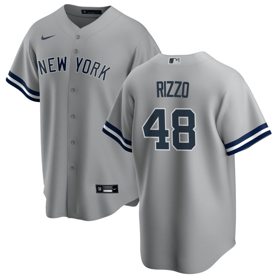 Anthony Rizzo New York Yankees Road Gray Baseball Player Jersey