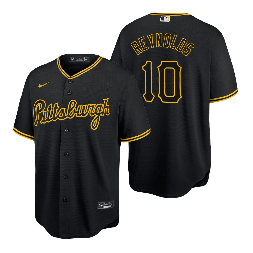 Bryan Reynolds Pittsburgh Pirates Alternate Black Baseball Player Jersey