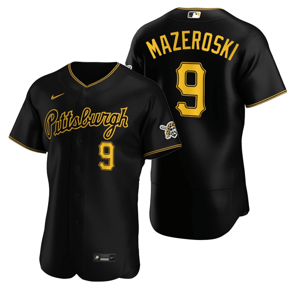 Bill Mazeroski Pittsburgh Pirates Alternate Black Baseball Player Jersey