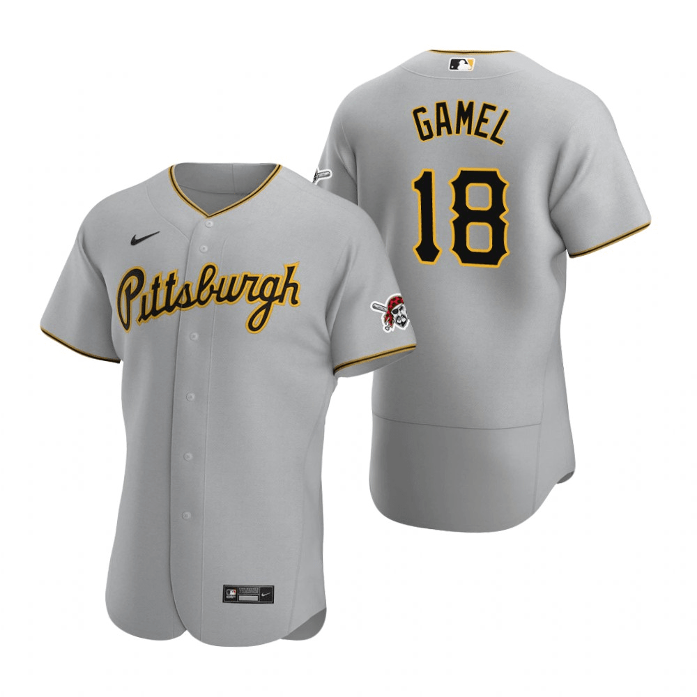 Ben Gamel Pittsburgh Pirates Road Gray Baseball Player Jersey