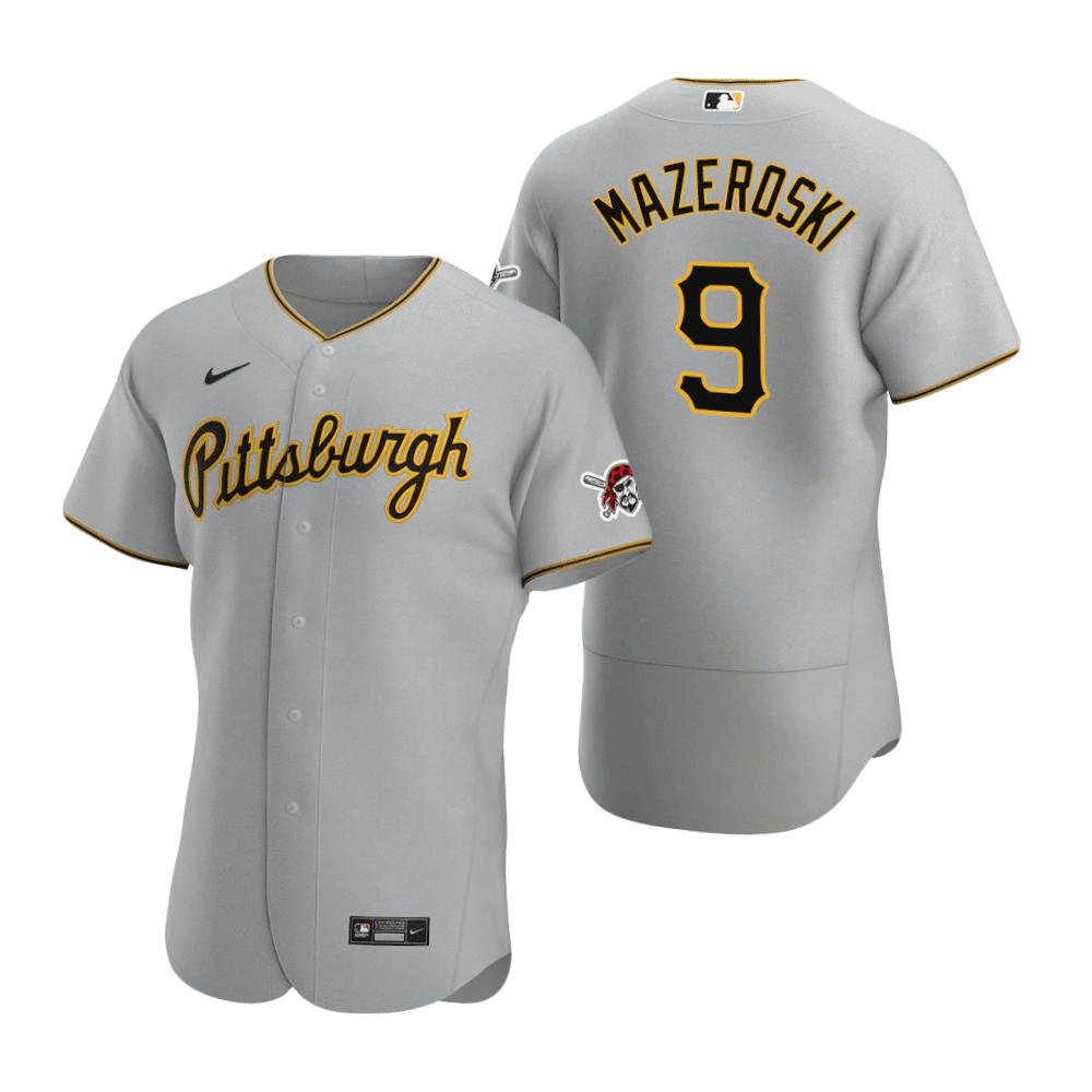 Bill Mazeroski Pittsburgh Pirates Road Gray Baseball Player Jersey