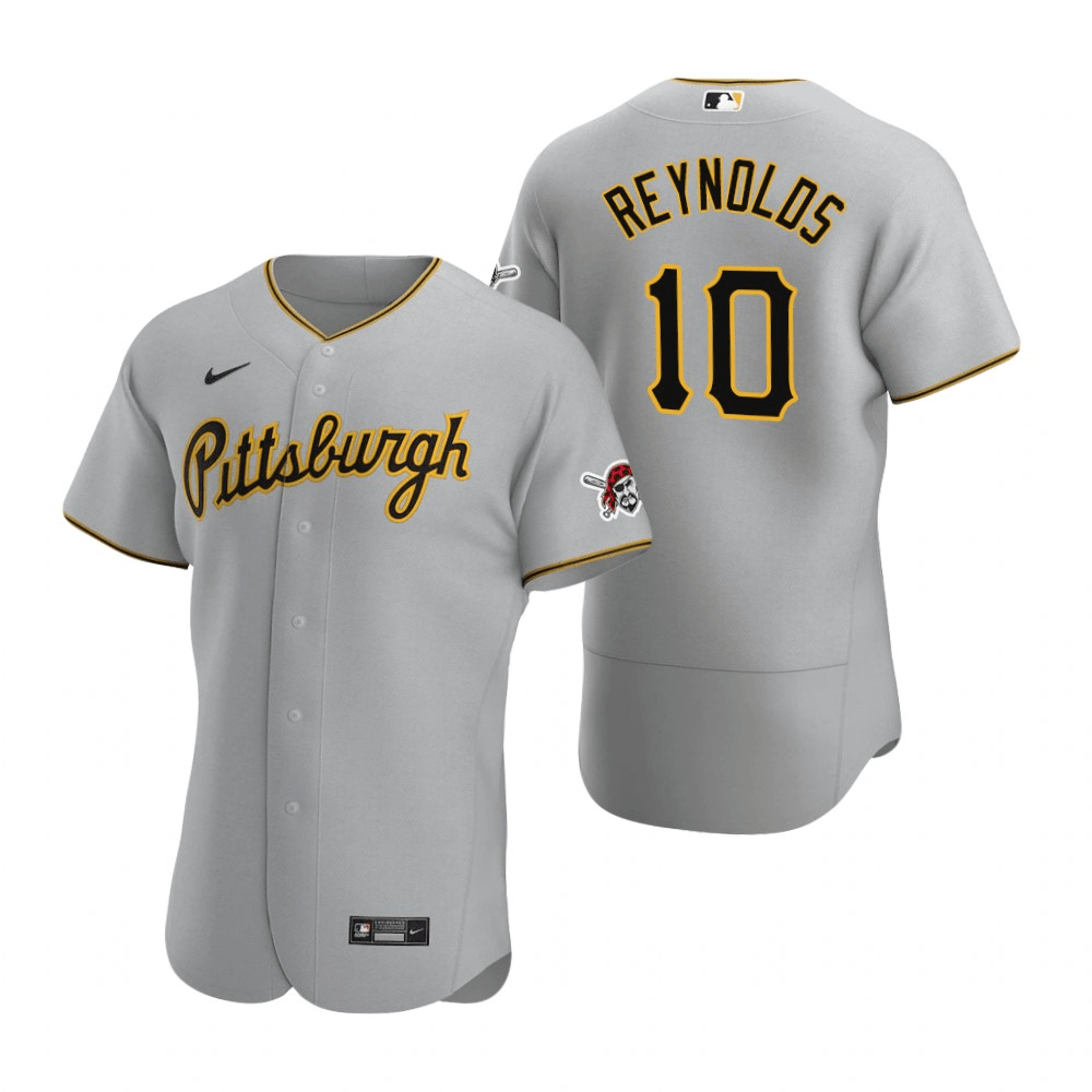 Bryan Reynolds Pittsburgh Pirates Road Gray Baseball Player Jersey