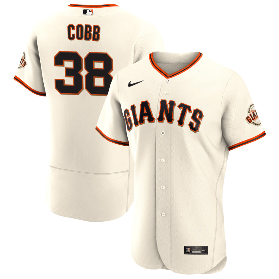 Alex Cobb San Francisco Giants Home Cream Baseball Player Jersey